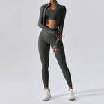 Load image into Gallery viewer, Three Piece Breathable Yoga Tracksuit Pro For Performance
