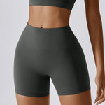 Load image into Gallery viewer, High Waist Yoga Shorts Contour Moisture Wicking Breathable
