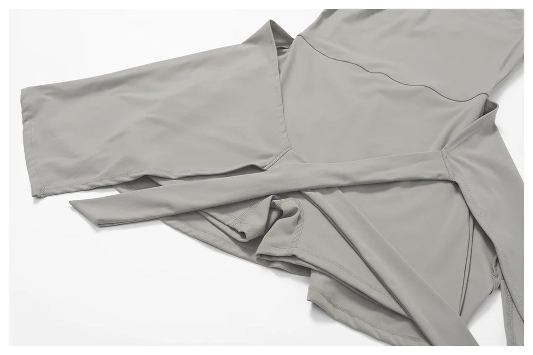 Sculpted Contour Seamless Fusion Onepiece Yoga Ensemble