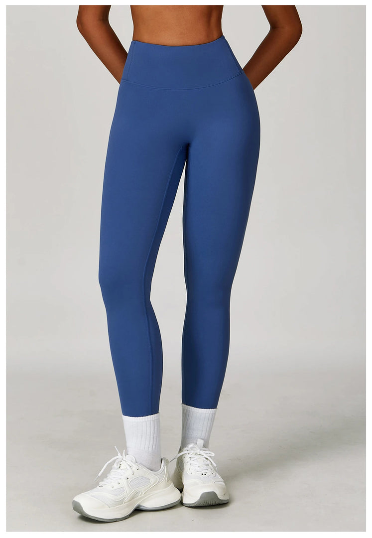 High Waist Contour Yoga Leggings Breathable Performance