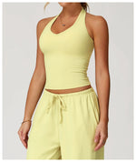 Load image into Gallery viewer, Breathable Impact Contour Yoga Sports Bra Elevation
