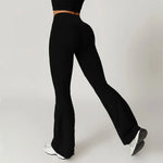 Load image into Gallery viewer, Seamless Flared Bell Bottoms Yoga Leggings High Waist
