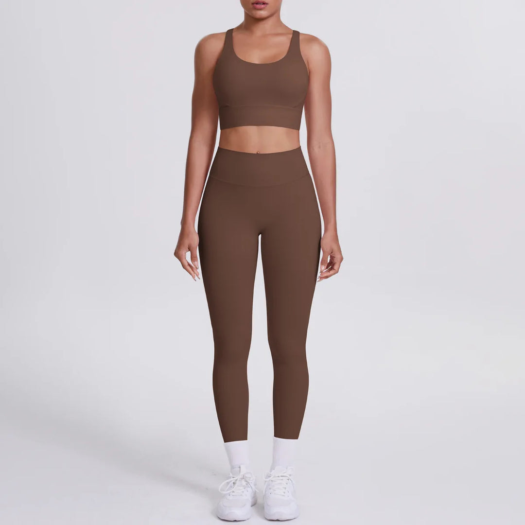 Ultra Luxe Contour Yoga Wear 2 Piece Leggings Nylon