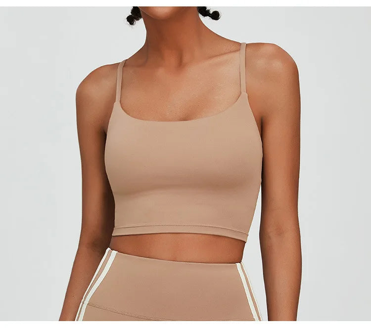 Breathable Seamless Cross Back Sculpt Performance Bra