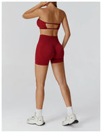 Load image into Gallery viewer, Seamless Premium Athleisure 2 Piece Leggings Set Nylon
