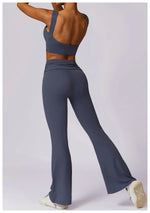 Load image into Gallery viewer, Luxurious Yoga Bra Leggings Seamless Contoured Multistretch
