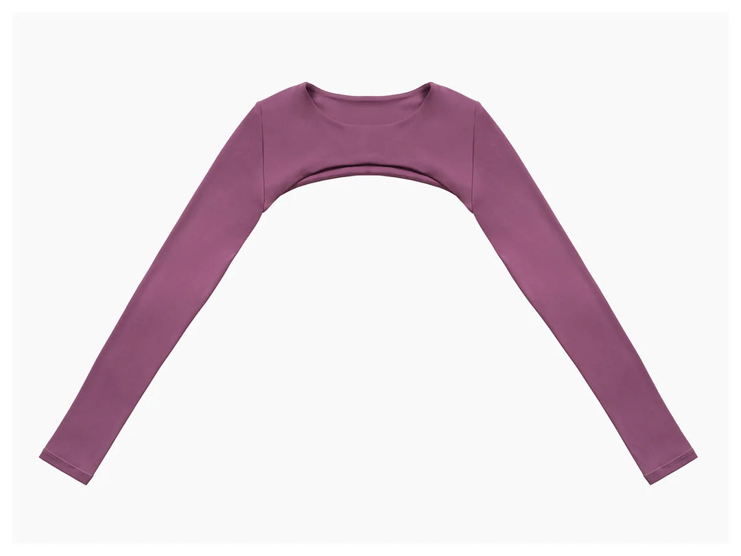 Contoured Interwoven Athleisure Long Sleeve Yoga Ensemble