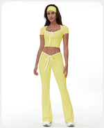 Load image into Gallery viewer, High Waist Contoured Performance Leggings Nylon Knit
