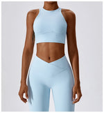 Load image into Gallery viewer, Ribbed Contour Ultra Breathable Premium Sports Bra Chest Pads
