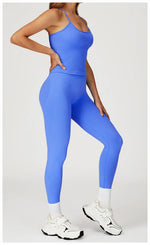 Load image into Gallery viewer, Seamless Contour Two Piece Yoga Set for Performance
