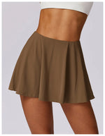 Load image into Gallery viewer, Seamless Performance Tennis Skort with Breathable Knit
