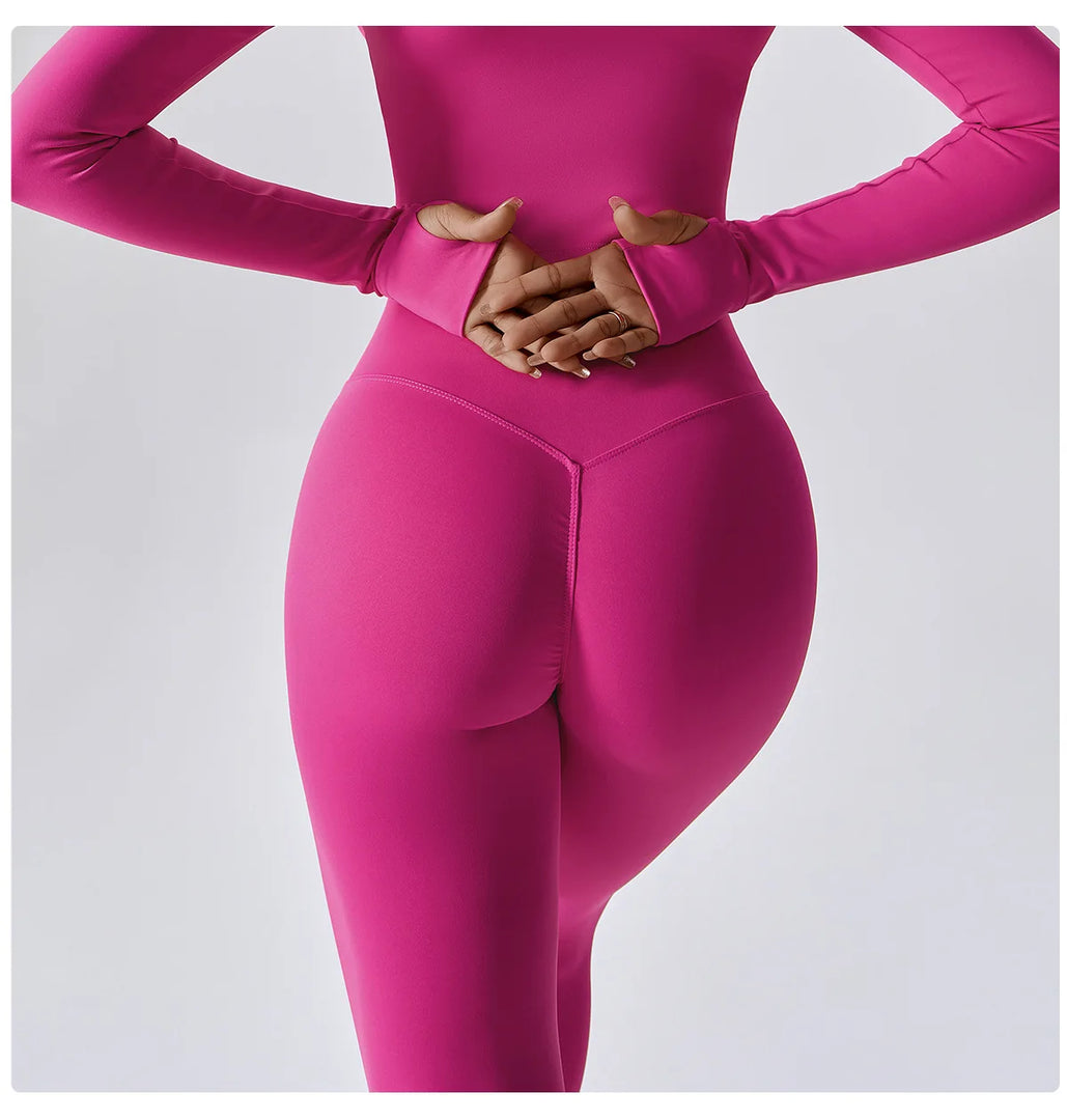 Seamless High Waist Contour Sculpted Leggings