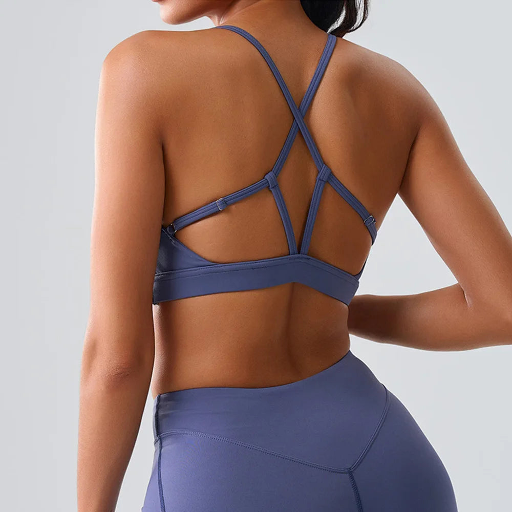 Cross Back Premium Contour Seamless Compression Bra