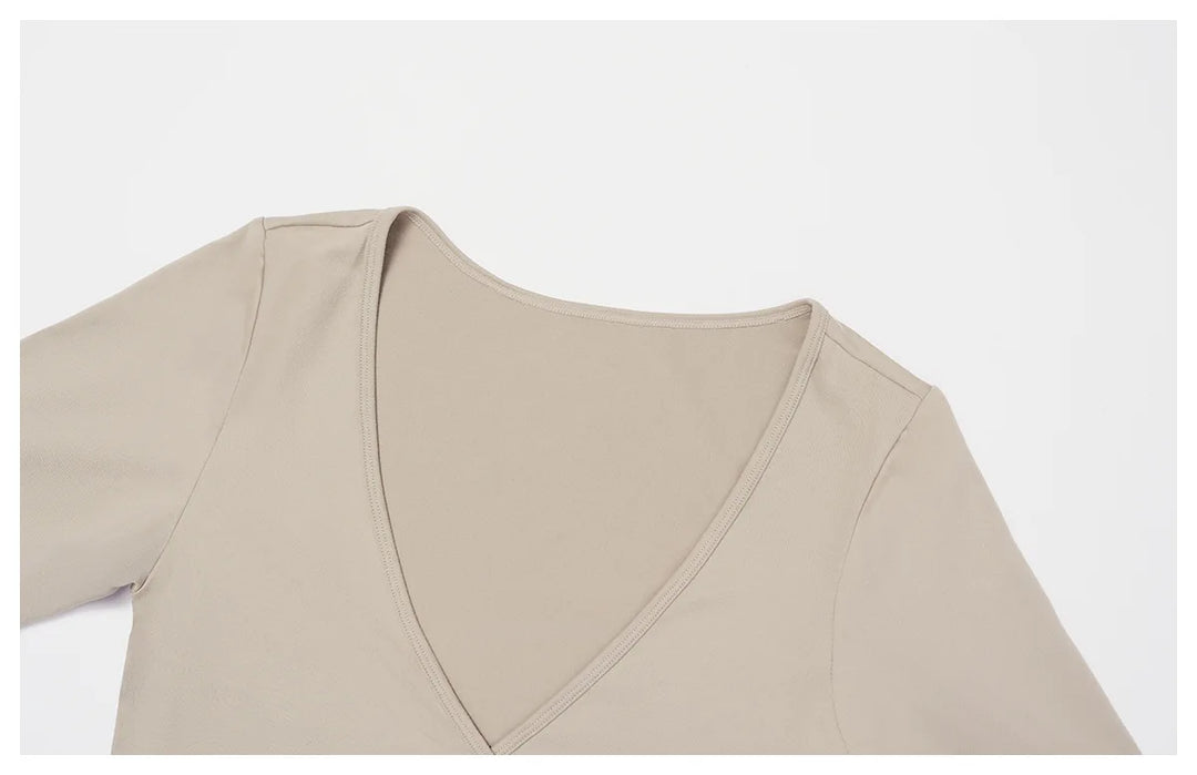 Premium Extended Sleeve Contour Yoga Top Performance