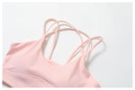 Load image into Gallery viewer, Premium Contoured Seamless Cross Back Performance Bra Pad
