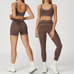 Load image into Gallery viewer, 2 Piece Ultra Contour Seamless Yoga Set Performance Weave
