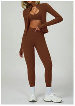 Load image into Gallery viewer, Lux Contoured Seamless Yoga Set
