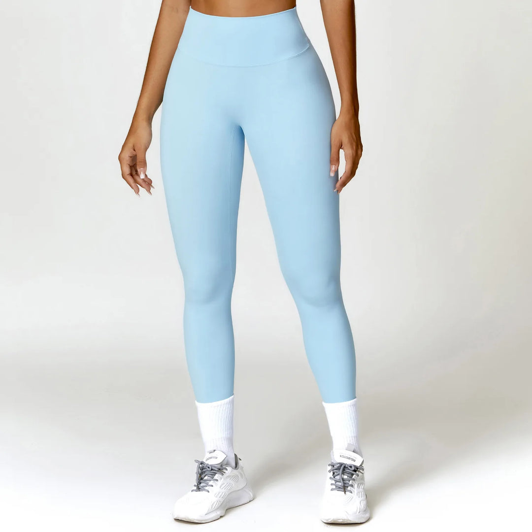 Luxurious High-Waist Contour Seamless Leggings Scrunch