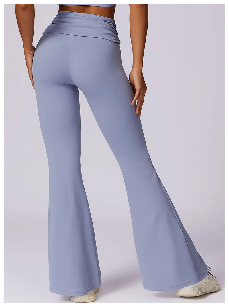 High Waist Flare Leggings for Studio Sophistication