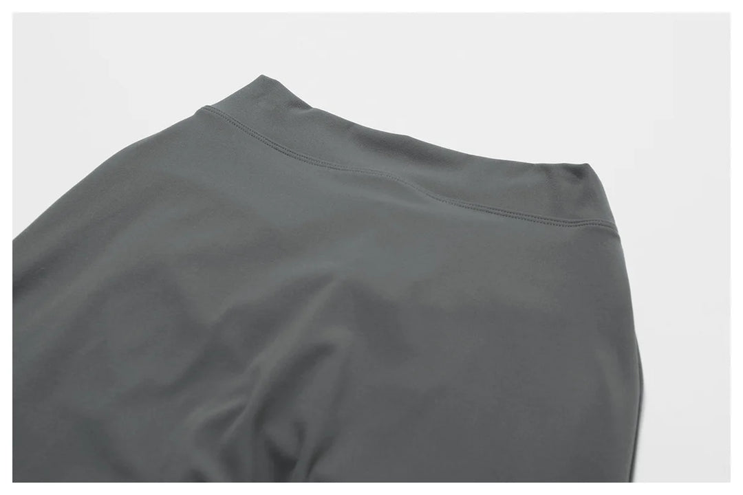 Contoured Flared Leggings With High Waist Silhouette