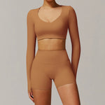 Load image into Gallery viewer, Seamless Contour Two Piece Yoga Set Luxe Performance Wear
