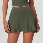 Load image into Gallery viewer, High Waist Contour Skirt Short Culotte Breathable Nylon
