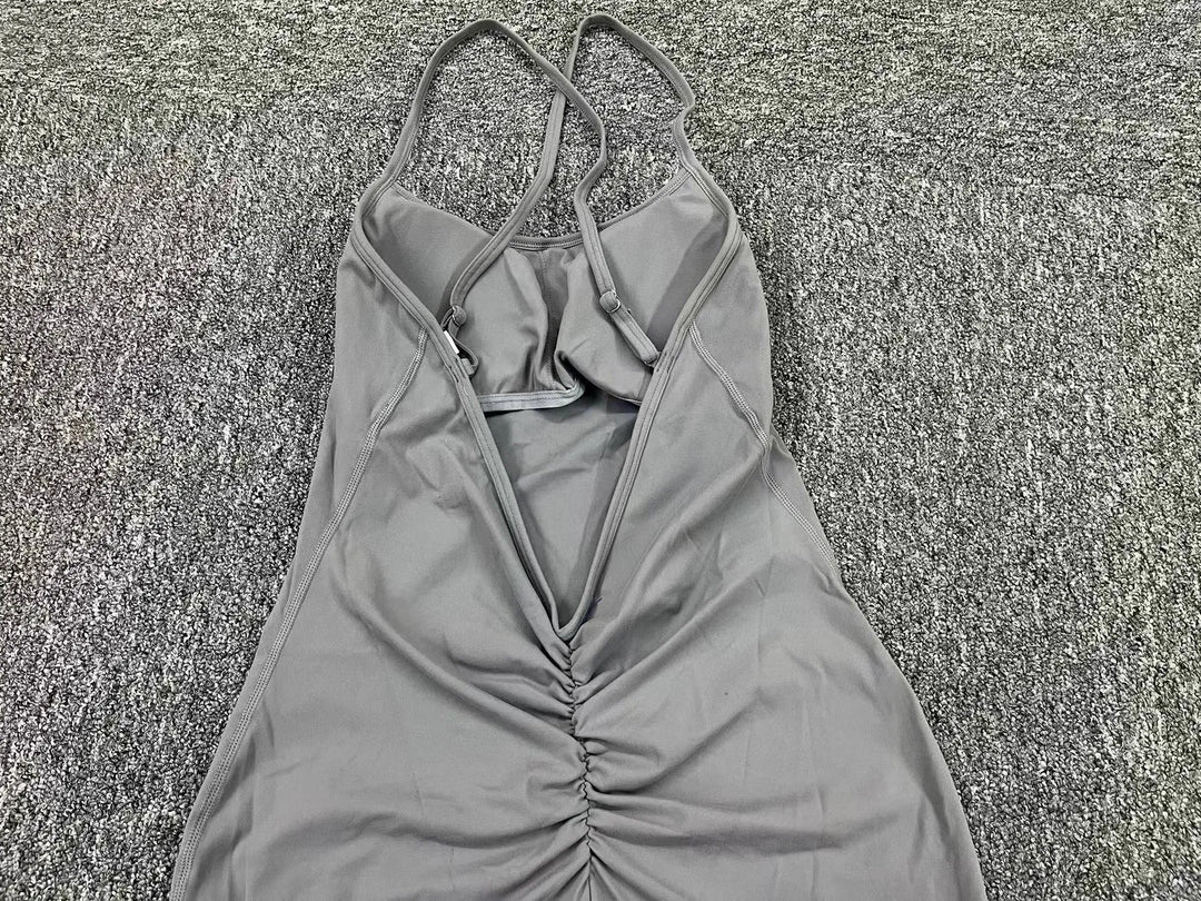 Seamless Backless Studio Lux Jumpsuit Set All Season Comfort