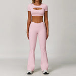 Load image into Gallery viewer, Premium Performance Knit Yoga Set With Contoured Leggings
