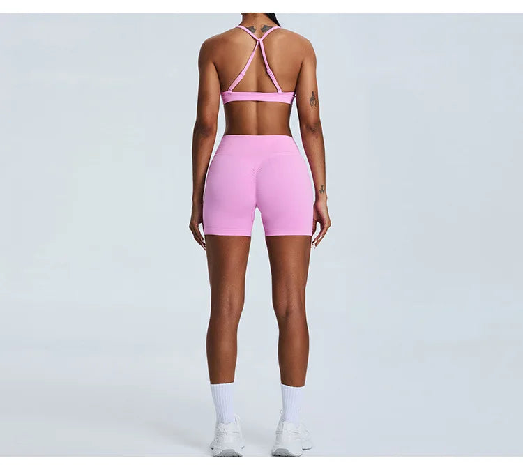 Luxuriant Seamless High Waist Sculpted Yoga Shorts