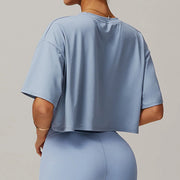 Moisture Wicking Luxe Contour Yoga Top Short Sleeve