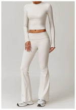 Load image into Gallery viewer, Signature 2 Piece Yoga Ensemble Nylon Plus Performance
