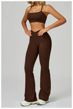 Load image into Gallery viewer, Two Piece Ultra Performance Yoga Luxe Set High Waist Band
