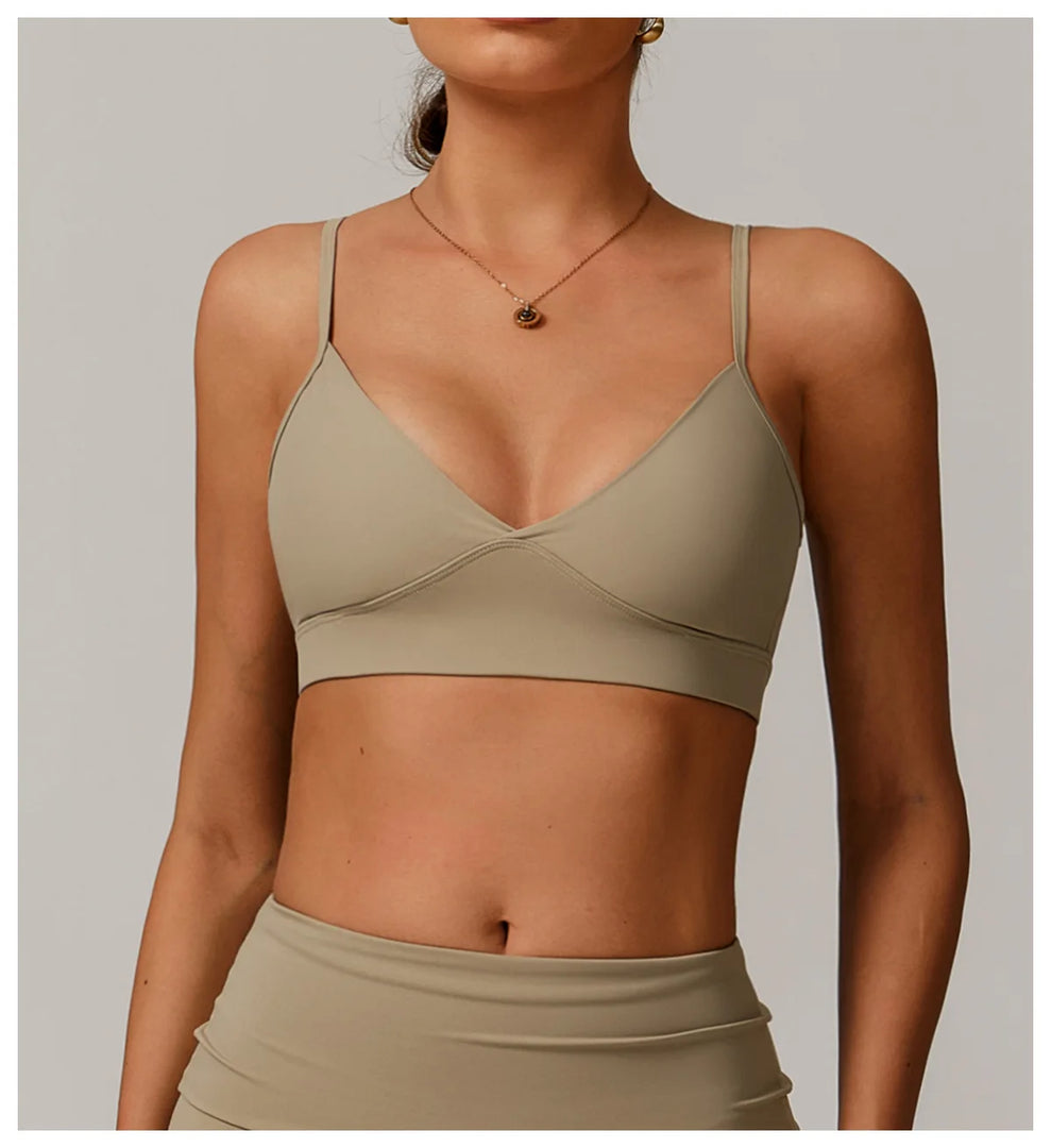 Breathable Padded Shockproof Contour Supportive Sports Bra