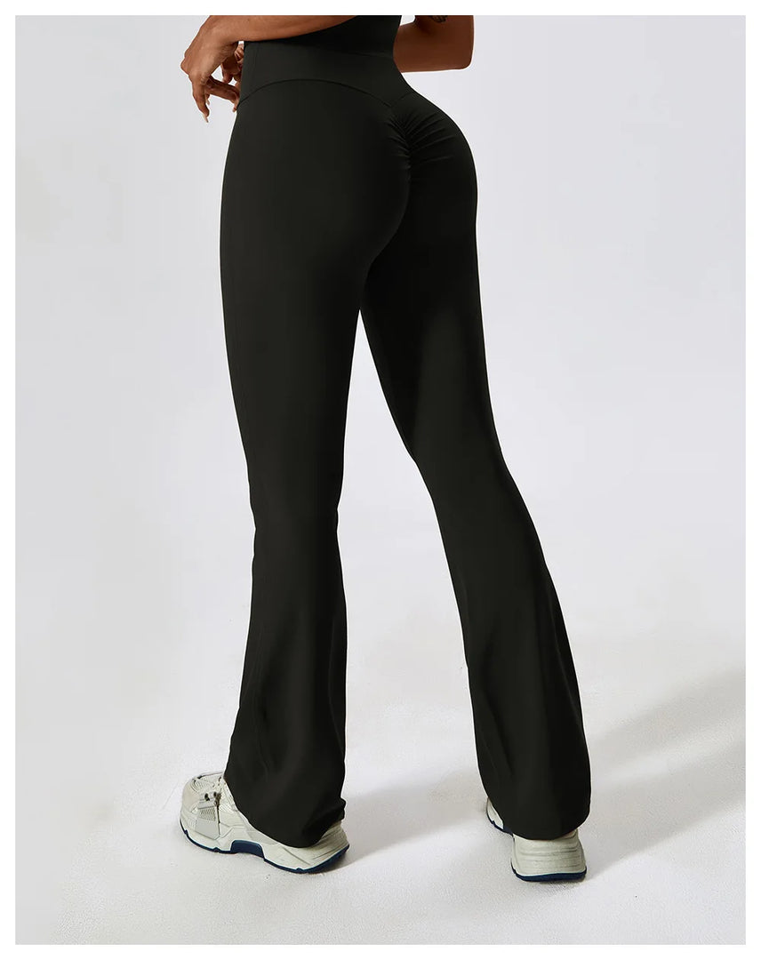 Luxuriant Contoured Breathable Leggings High Waist Knit
