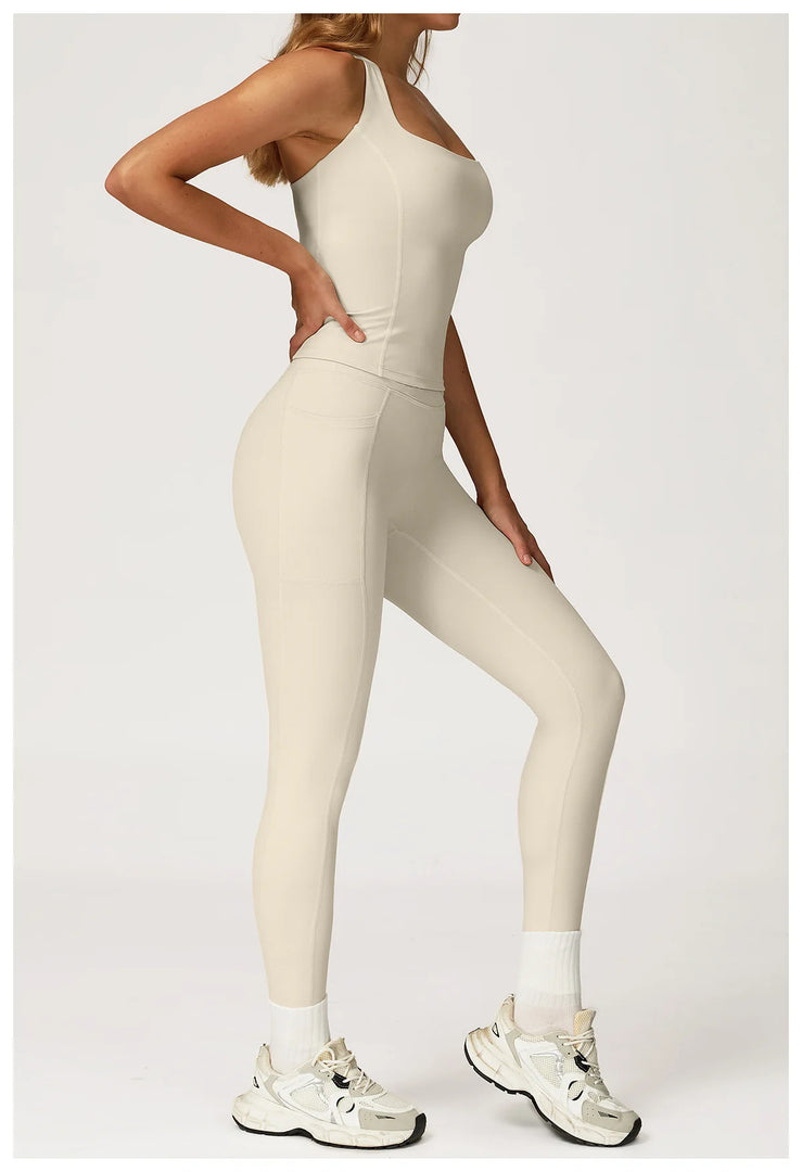 2 Piece Premium Luxe Contoured Tracksuit Nylon Knit