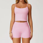 Load image into Gallery viewer, Performance Contour Seamless Two Piece Yoga Bra Set Nylon
