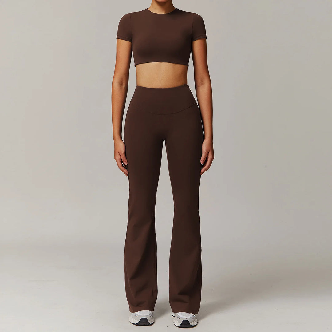 Seamless Contour Two Piece Yoga Set Luxe Performance Wear