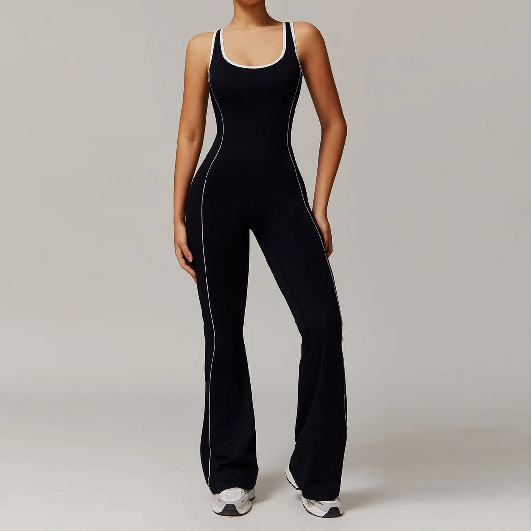 Sculpted Seamless Performance Jumpsuit With Front Zip