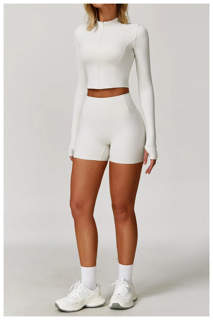 Three Piece Breathable Yoga Tracksuit Pro For Performance