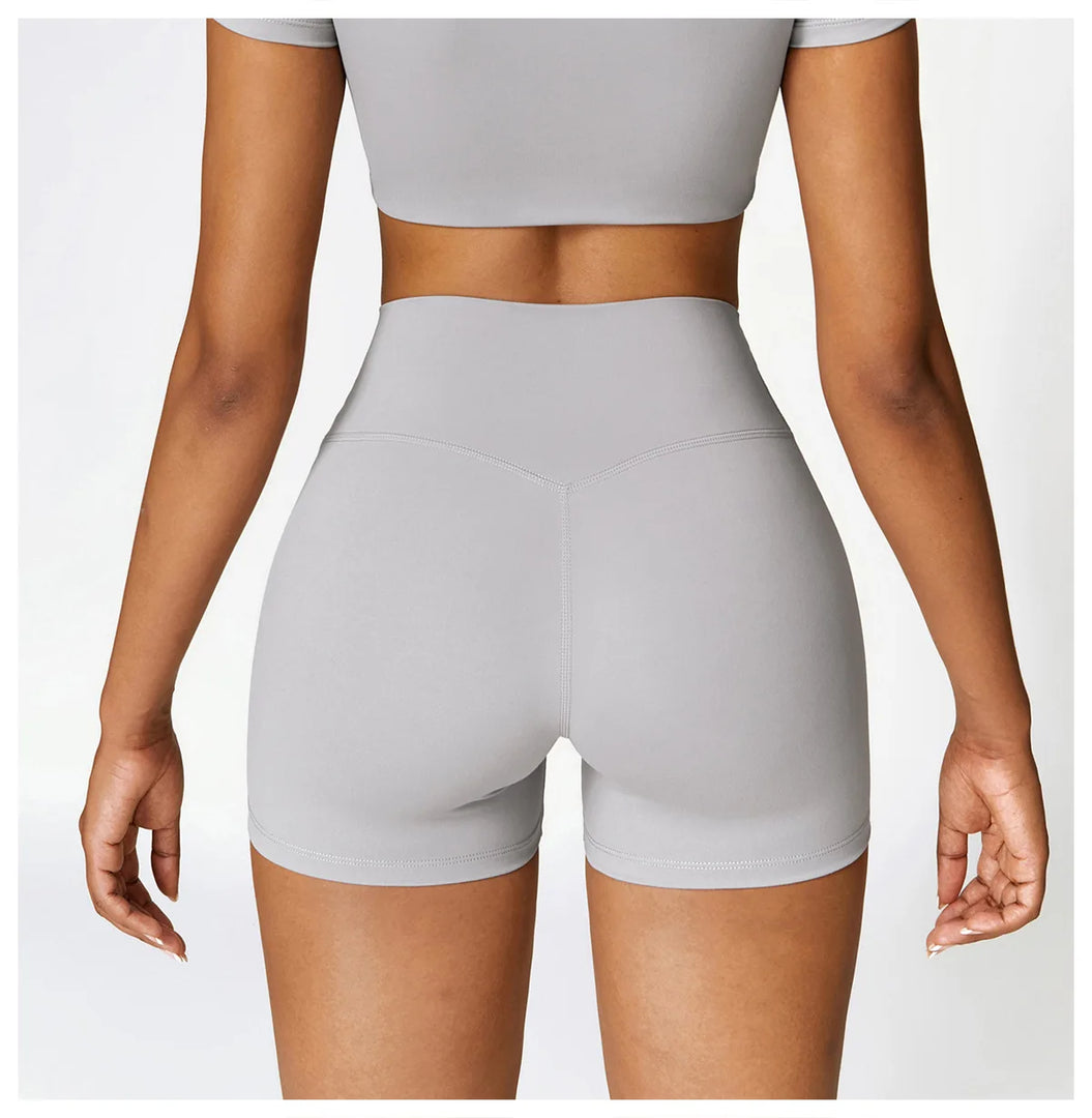 Sculpted Contour Yoga Shorts With Breathable Comfort