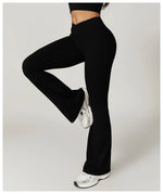 Load image into Gallery viewer, Seamless Flared Bell Bottoms Yoga Leggings High Waist
