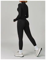 Load image into Gallery viewer, Two Piece Contour Seamless Performance Yoga Ensemble
