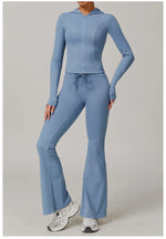 Load image into Gallery viewer, 2 Piece Contoured Performance Athleisure Set Nylon
