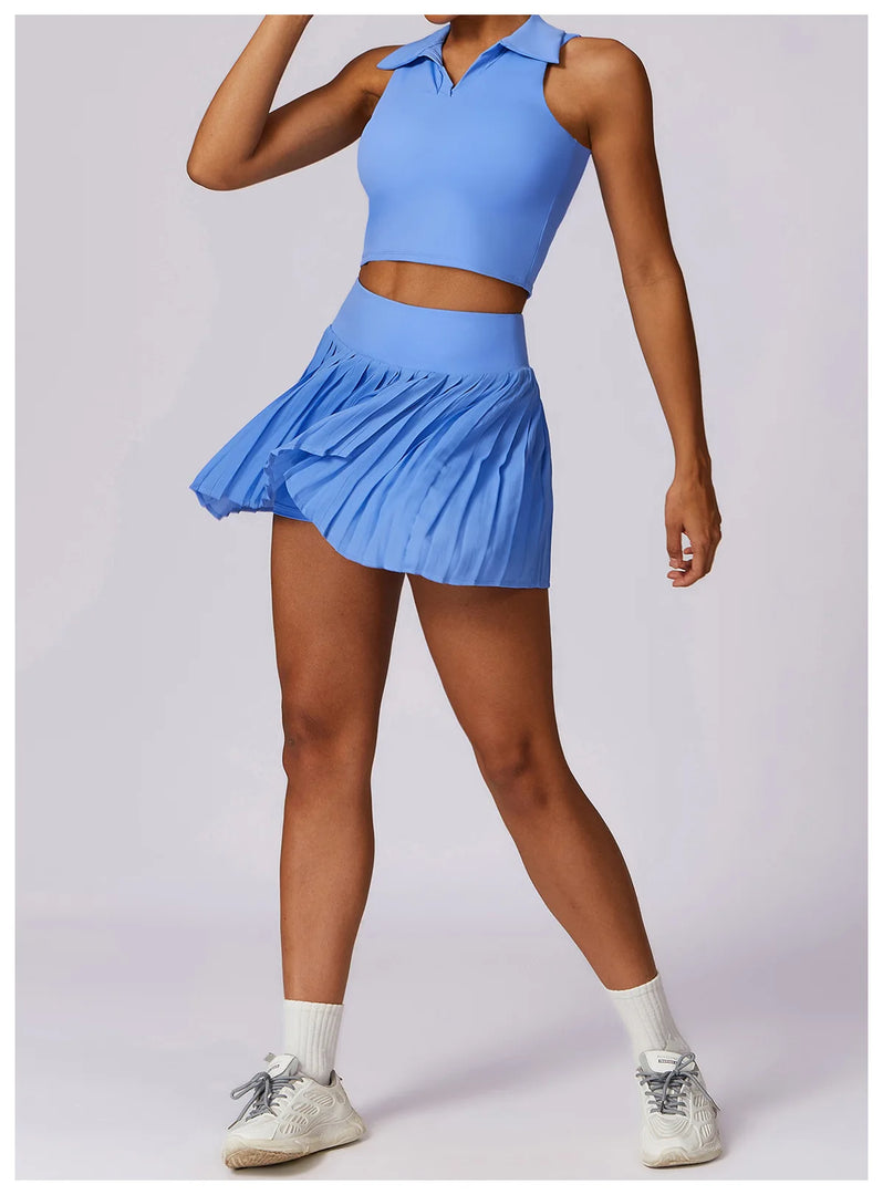 Luxurious Contoured Two Piece Performance Yoga Set Nylon