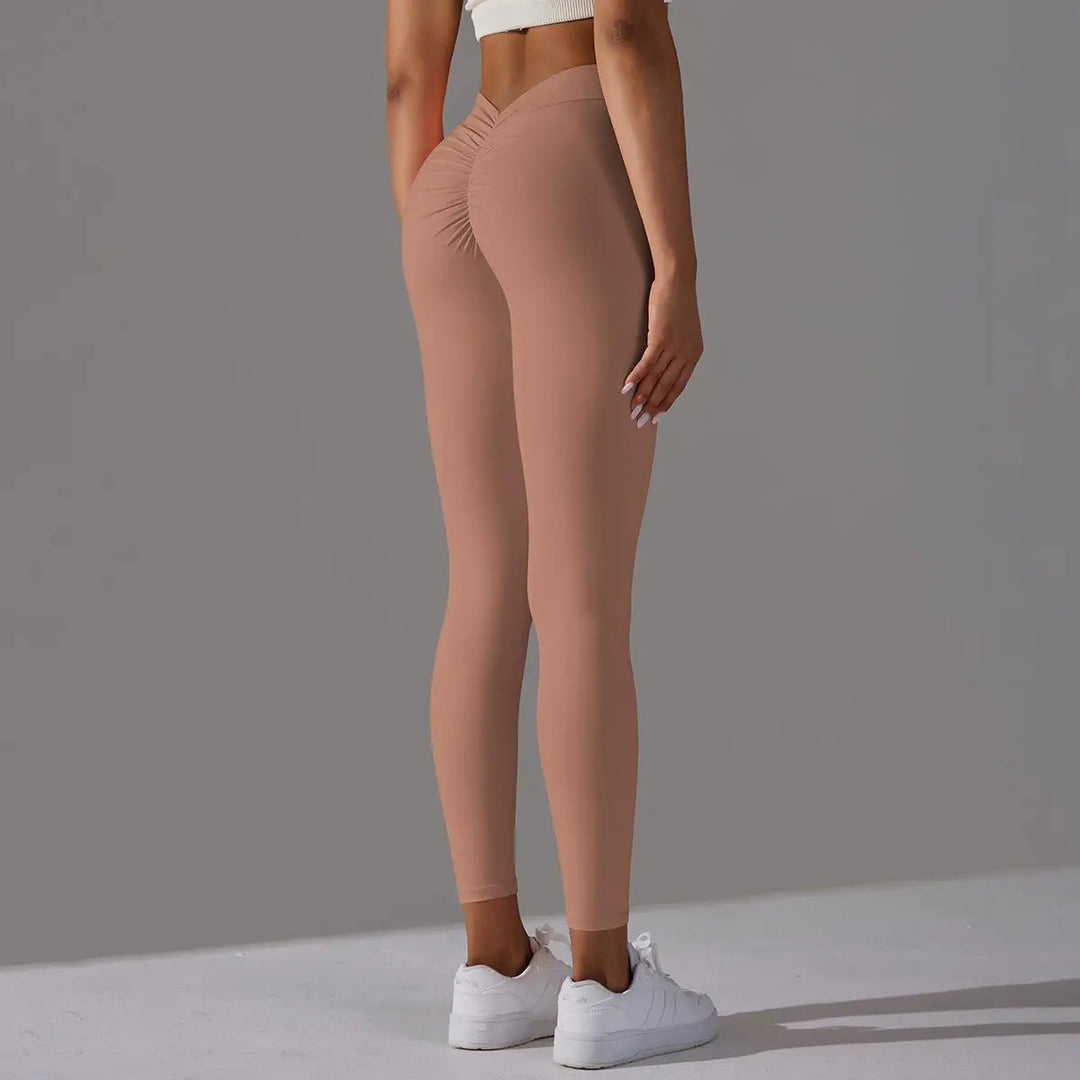 Seamless Contour High Waist Yoga Leggings Performance