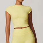 Load image into Gallery viewer, Performance Contoured Seamless Yoga Shirt Quick Dry
