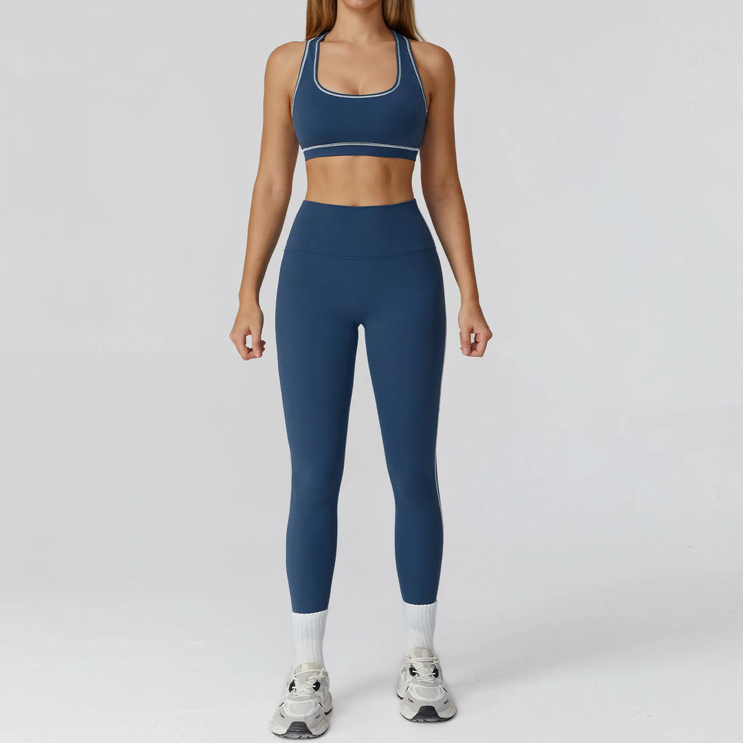 Contour Performance High Waist Athleisure Set Seamless