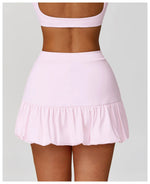 Load image into Gallery viewer, High Waist Tennis Skirt With Breathable Pockets Nylon
