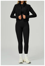 Load image into Gallery viewer, Winter Velvet Contoured High Neck Performance Cozy Vest
