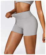 Load image into Gallery viewer, Sculpted Contour Yoga Shorts With Breathable Comfort
